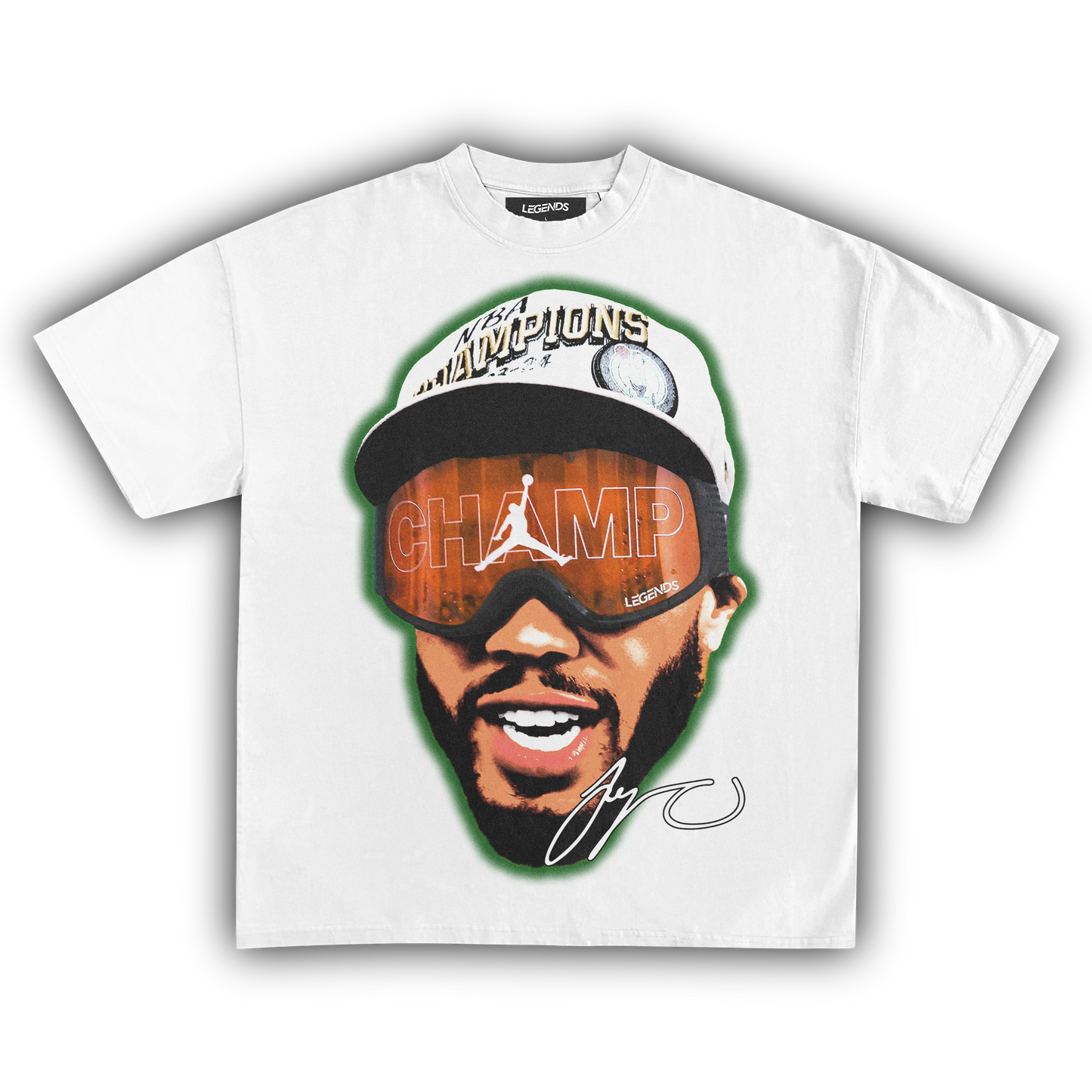 JAYSON TATUM CHAMPAGNE GOGGLES TEE