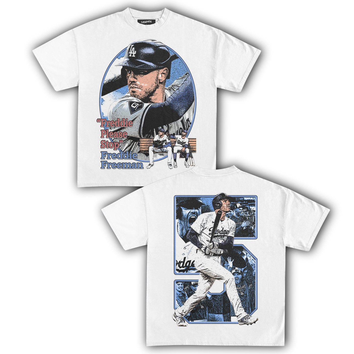 FREDDIE FREEMAN VINTAGE TEE (Double Sided)