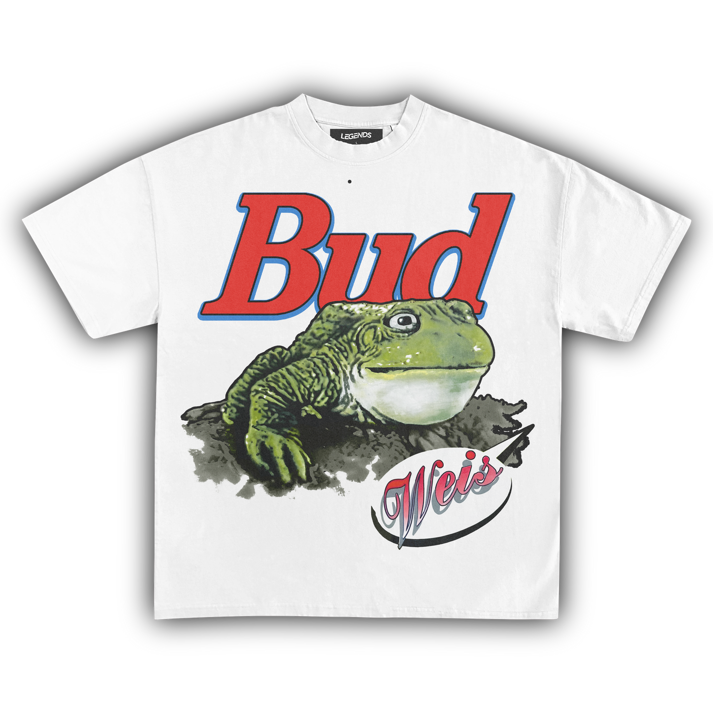 BUD-WEIS-ER FROG 1995 VINTAGE TEE