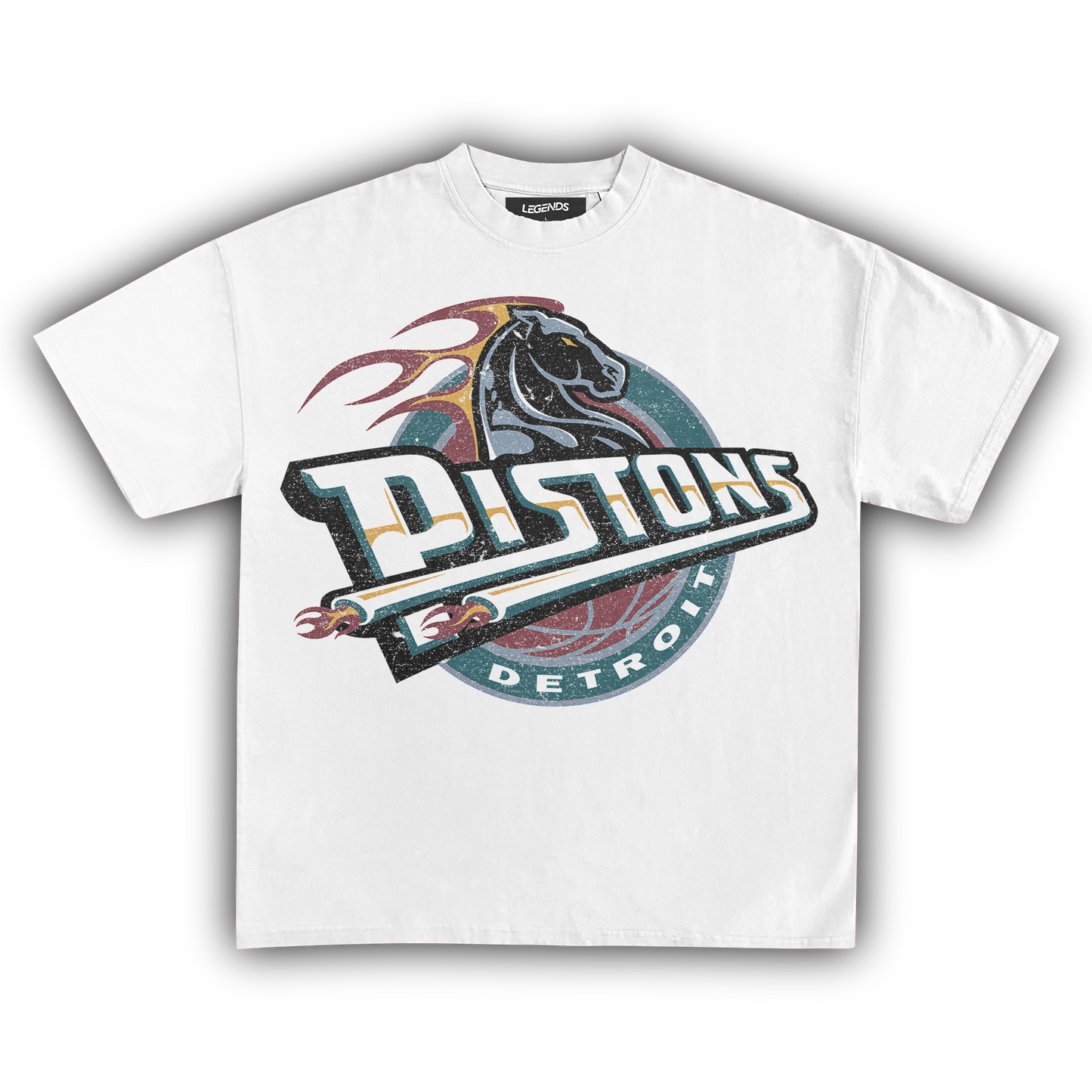 DETROIT PISTONS VINTAGE TEE