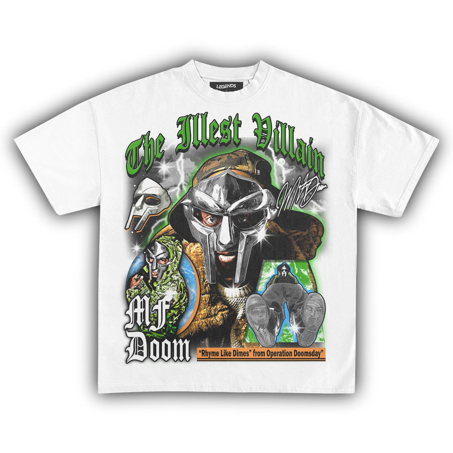 MF DOOM THE ILLEST VILLAIN TEE