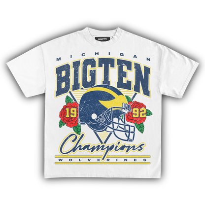 WOLVERINES VINTAGE 1992 BIG TEN CHAMPIONS TEE