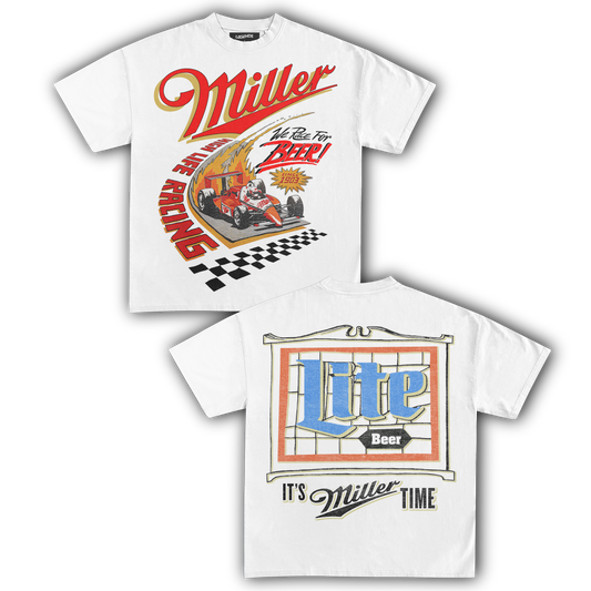 MILLER HIGH LIFE RACING TEE (Double Sided)