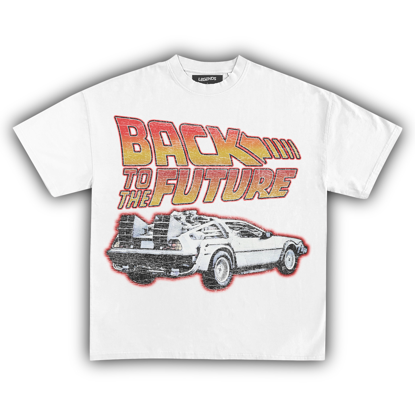 BACK TO THE FUTURE DELOREAN VINTAGE TEE