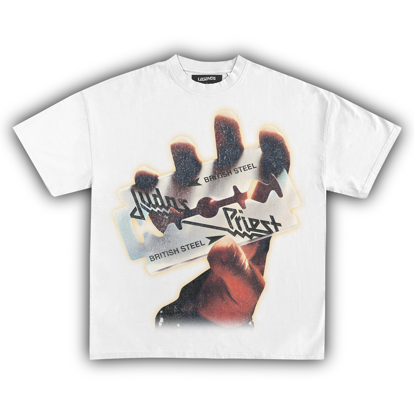 JUDAS PRIEST BRITISH STEEL VINTAGE TEE