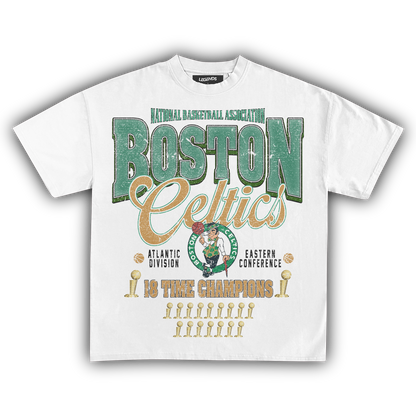 BOSTON CELTICS 18X CHAMPIONS TEE