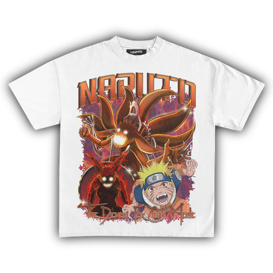 NARUTO 9 TAILS VINTAGE TEE