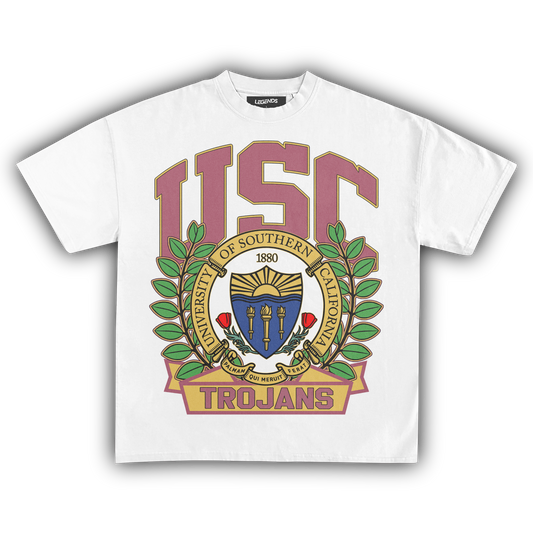 UNIVERSITY OF SOUTHERN CALIFORNIA TROJANS 1880 VINTAGE TEE