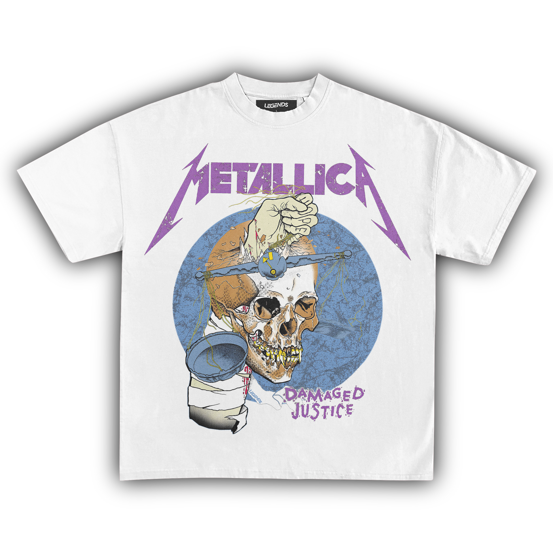 Metallica Tee » Damaged Justice » Vintage Heavyweight T-Shirt
