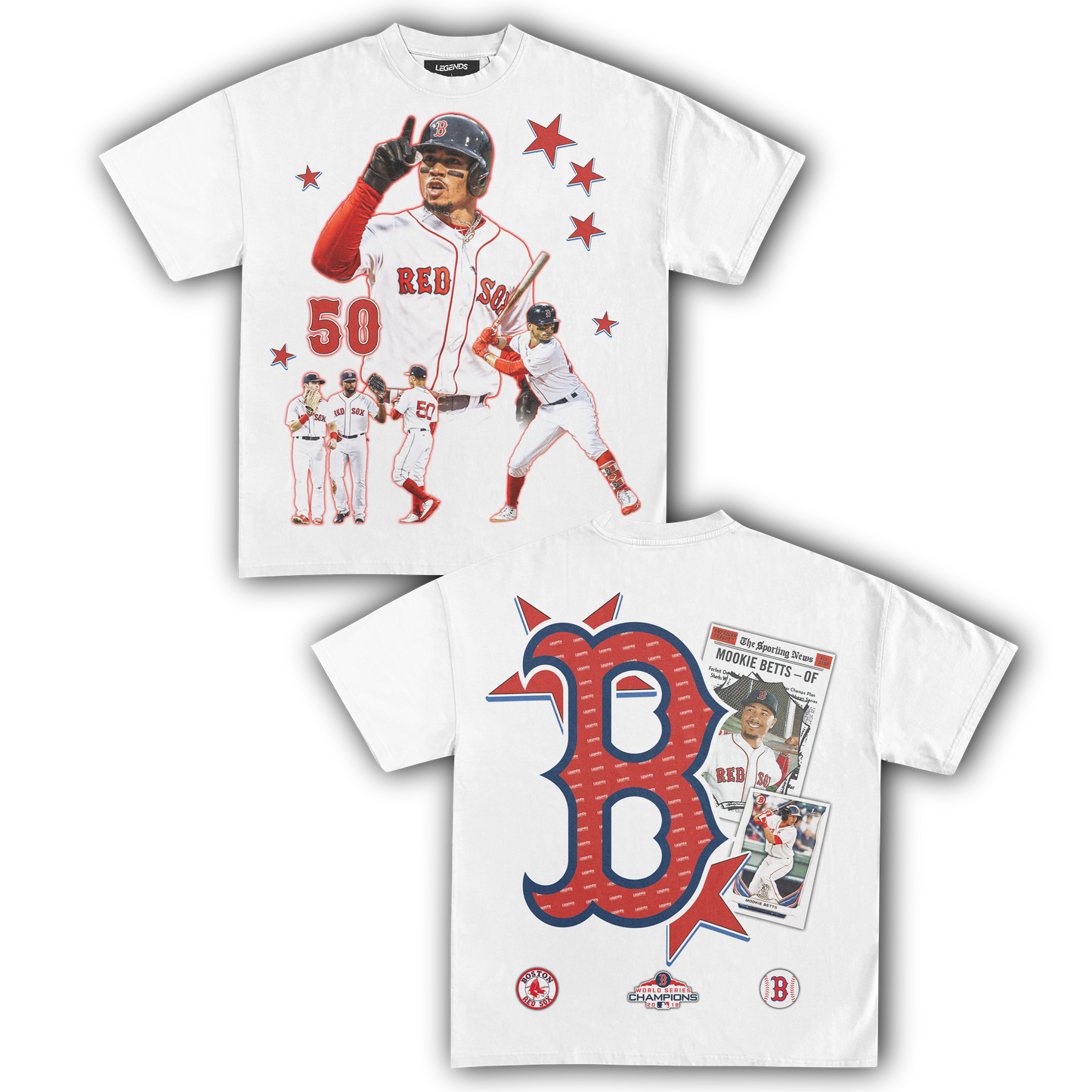 MOOKIE BETTS ALL-STAR RED SOX TEE