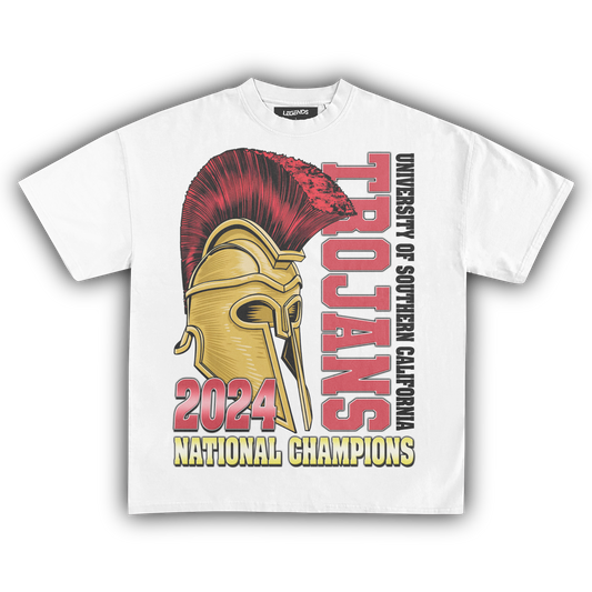 USC TROJANS 2024 NATIONAL CHAMPIONS TEE