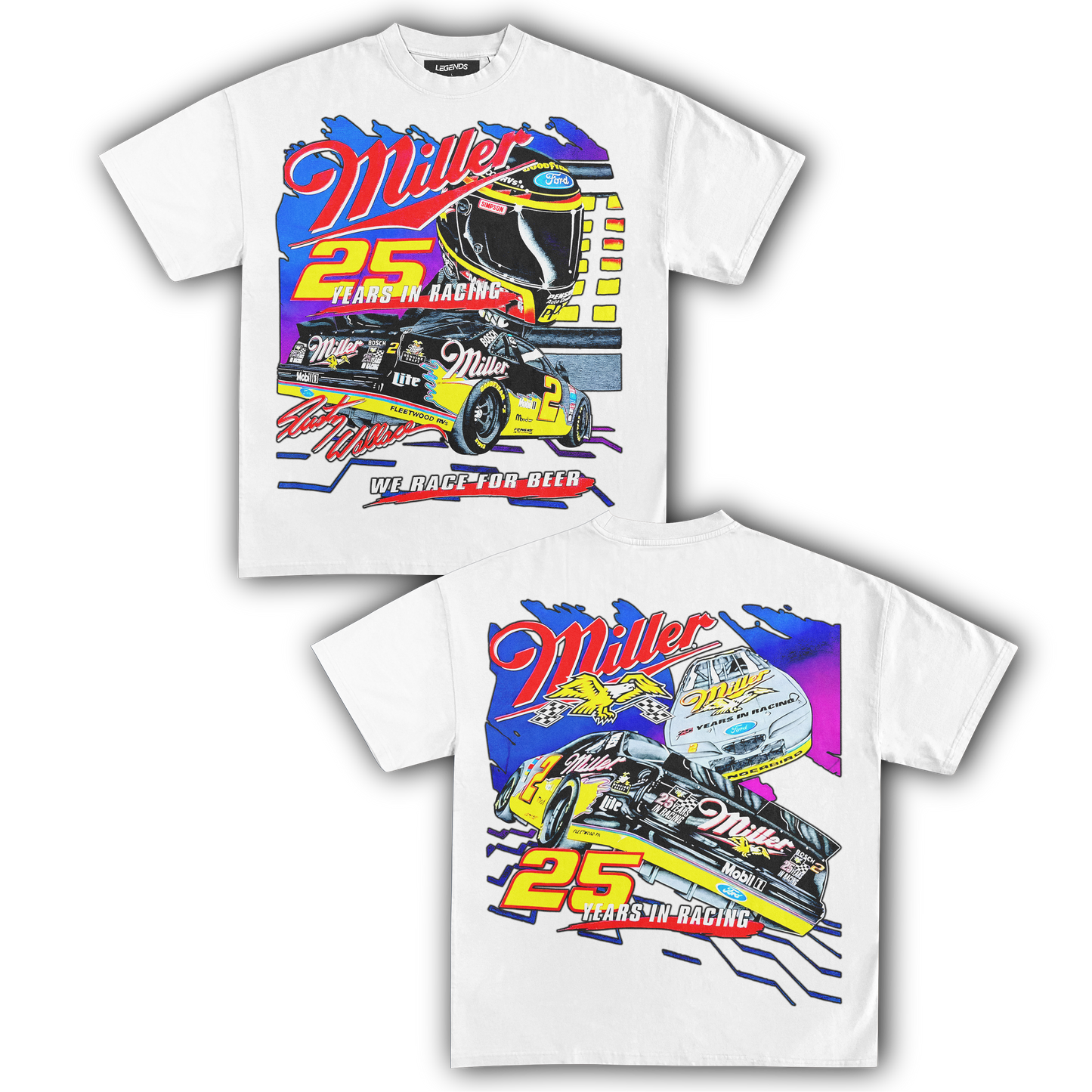 MILLER RACING 25TH ANNIVERSARY TEE (Double Sided)