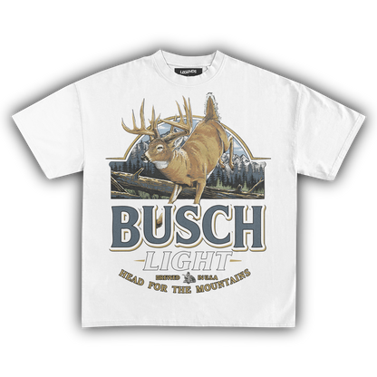 BUSCH LIGHT HEAD FOR THE MOUNTAINS TEE