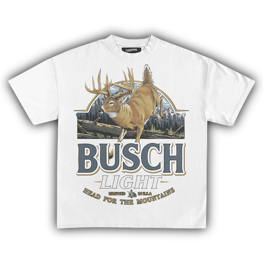 BUSCH LIGHT HEAD FOR THE MOUNTAINS TEE