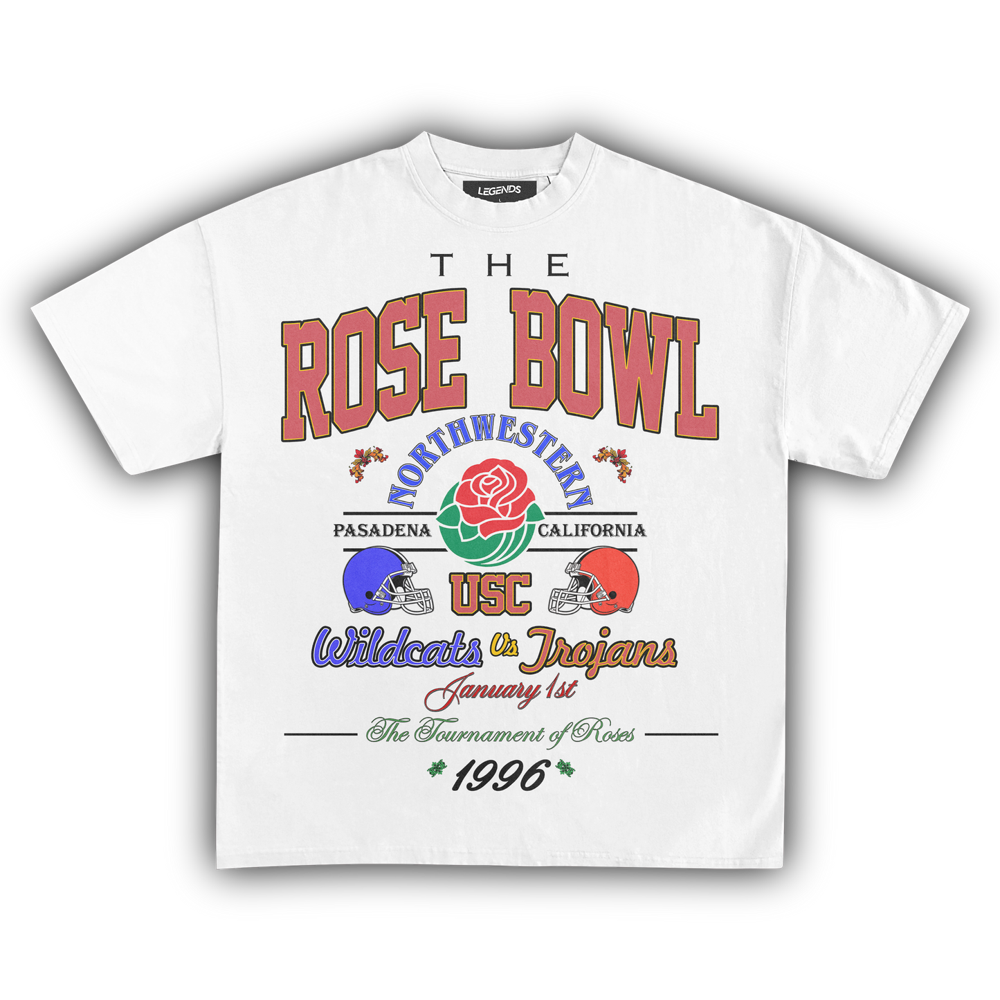 ROSE BOWL WILDCATS VS. TROJANS 1996 VINTAGE TEE