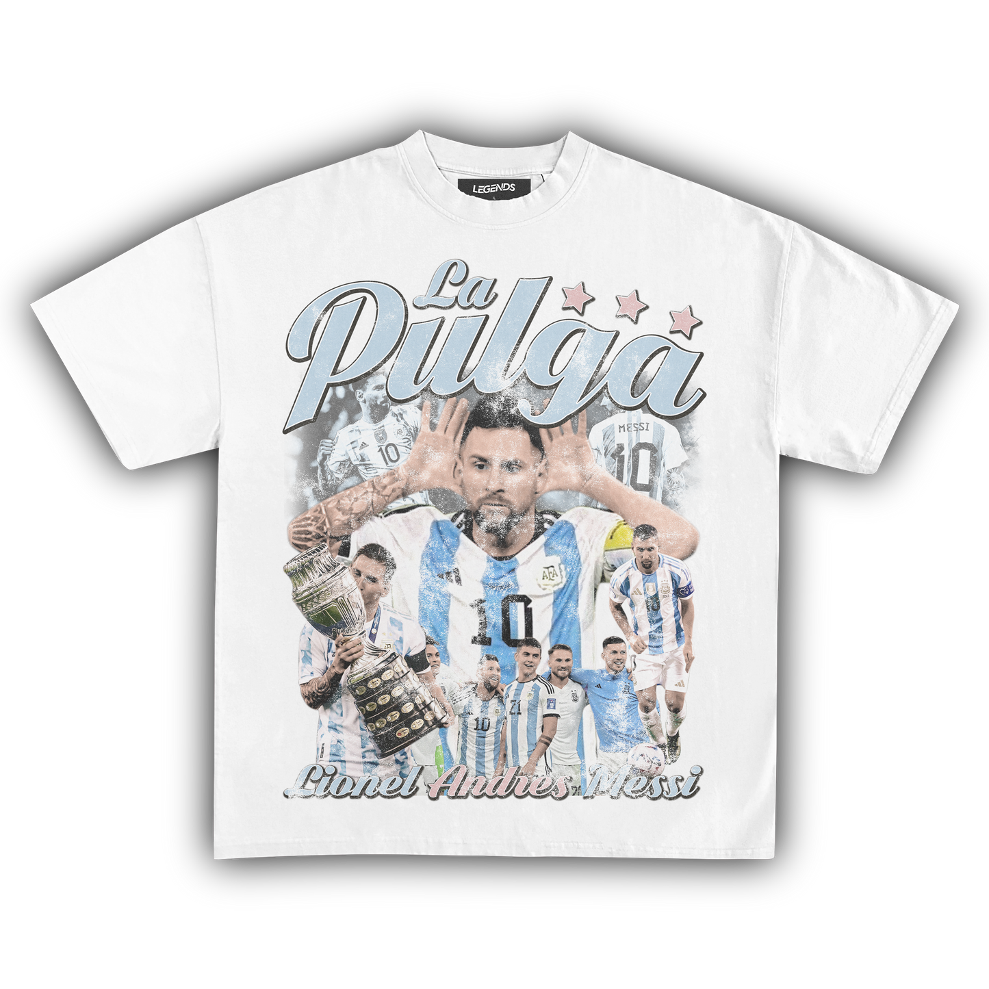 "LA PULGA" LIONEL MESSI VINTAGE TEE