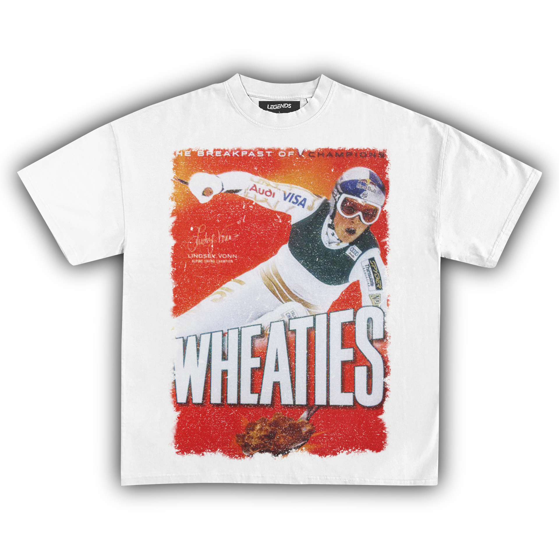Lindsey Vonn Wheaties Tee » Sports » Vintage Heavyweight T-Shirt