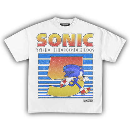 SONIC THE HEDGEHOG 5 VINTAGE TEE