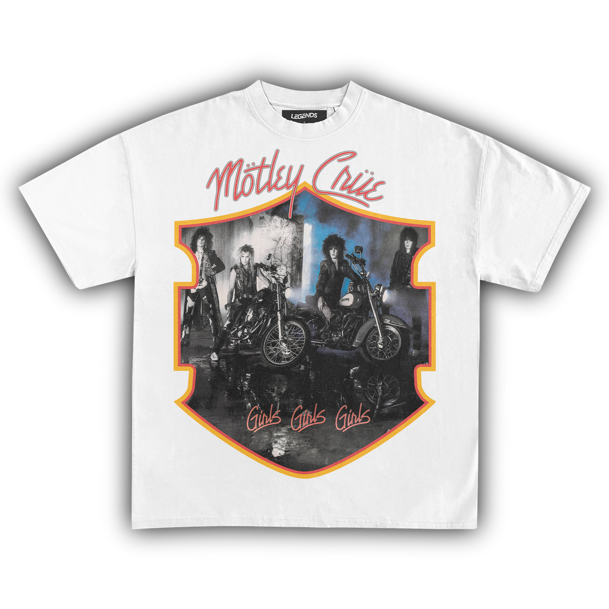 Mötley Crüe Tee » Music » Vintage Heavyweight T-Shirt – Legends