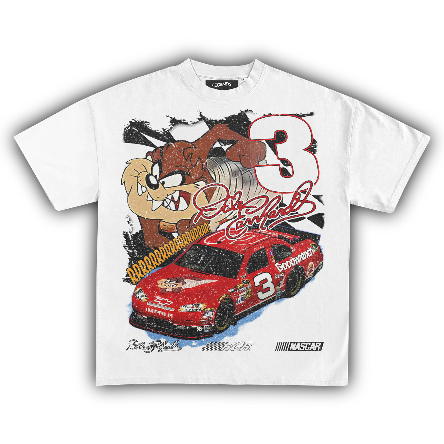 TASMANIAN DEVIL DALE EARNHARDT NASCAR TEE