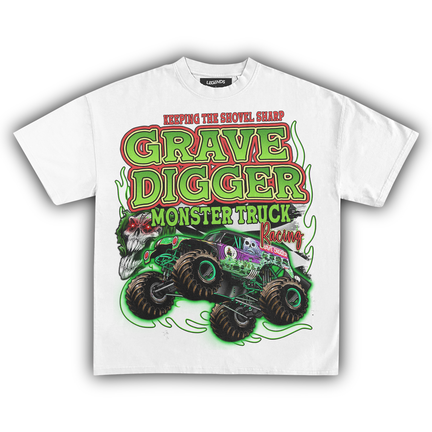 GRAVE DIGGER MONSTER JAM VINTAGE TEE