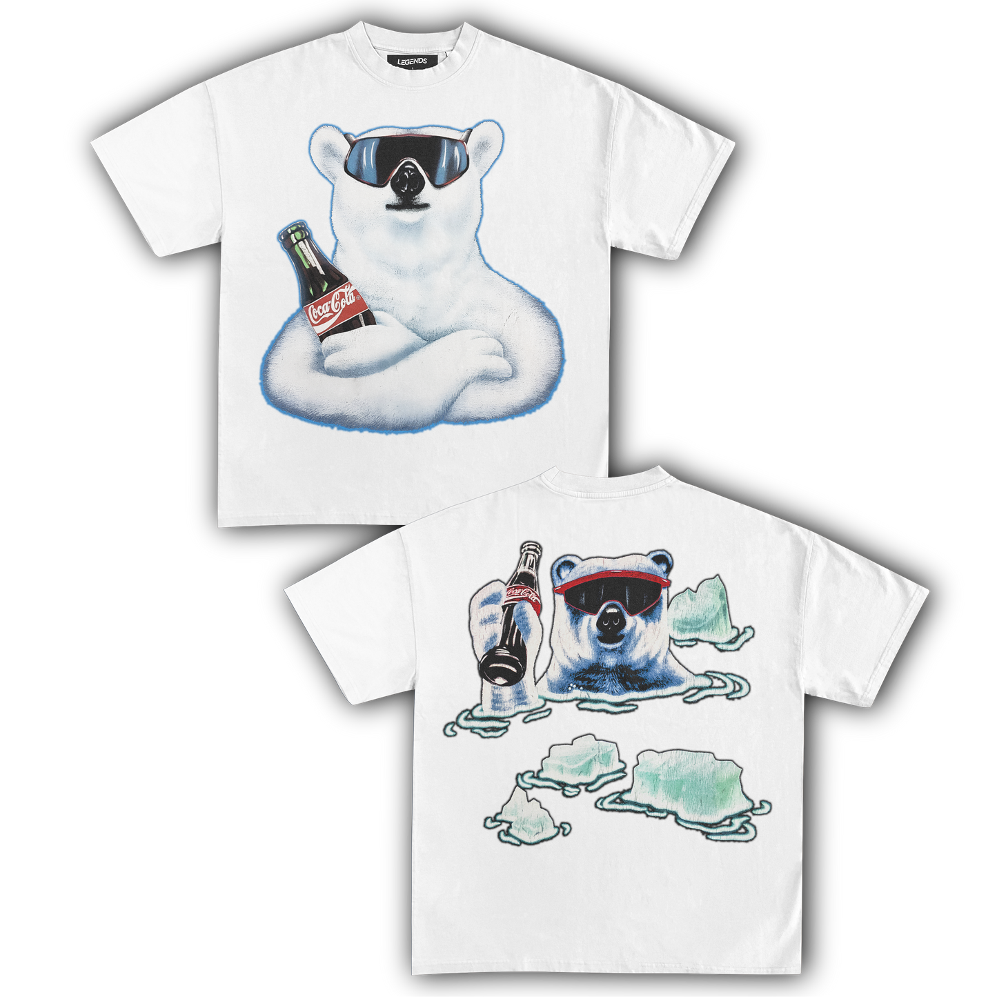 POLAR BEAR ICE COLD CHILLIN' TEE (Double Sided)