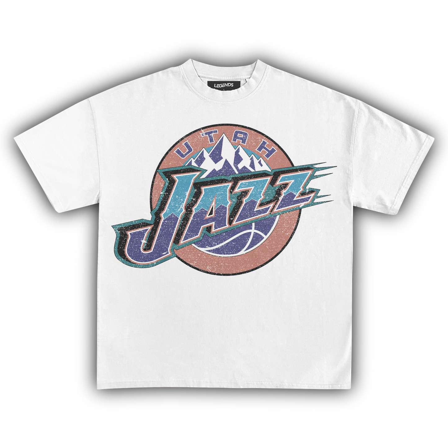 UTAH JAZZ VINTAGE TEE