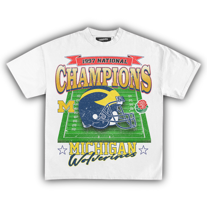 WOLVERINES VINTAGE 1997 ROSE BOWL TEE