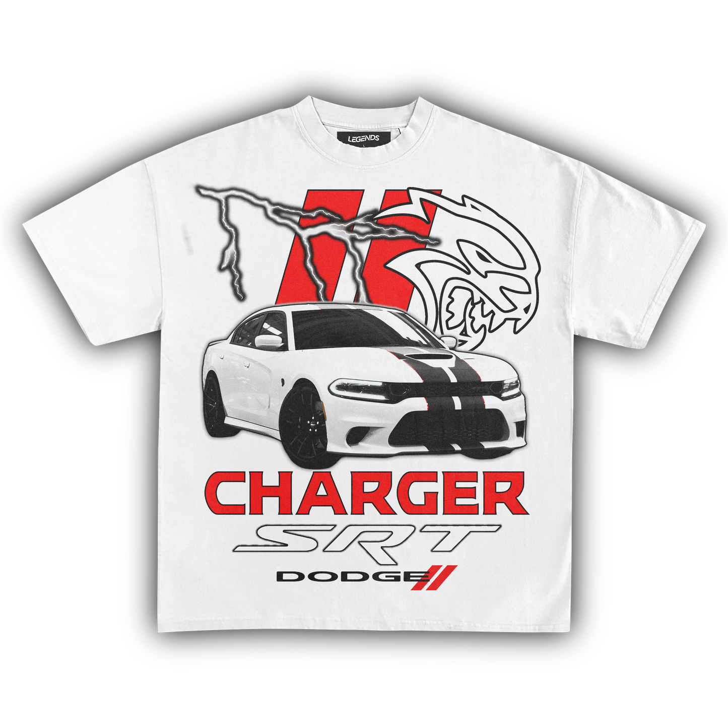 DODGE CHARGER SRT HELLCAT VINTAGE TEE