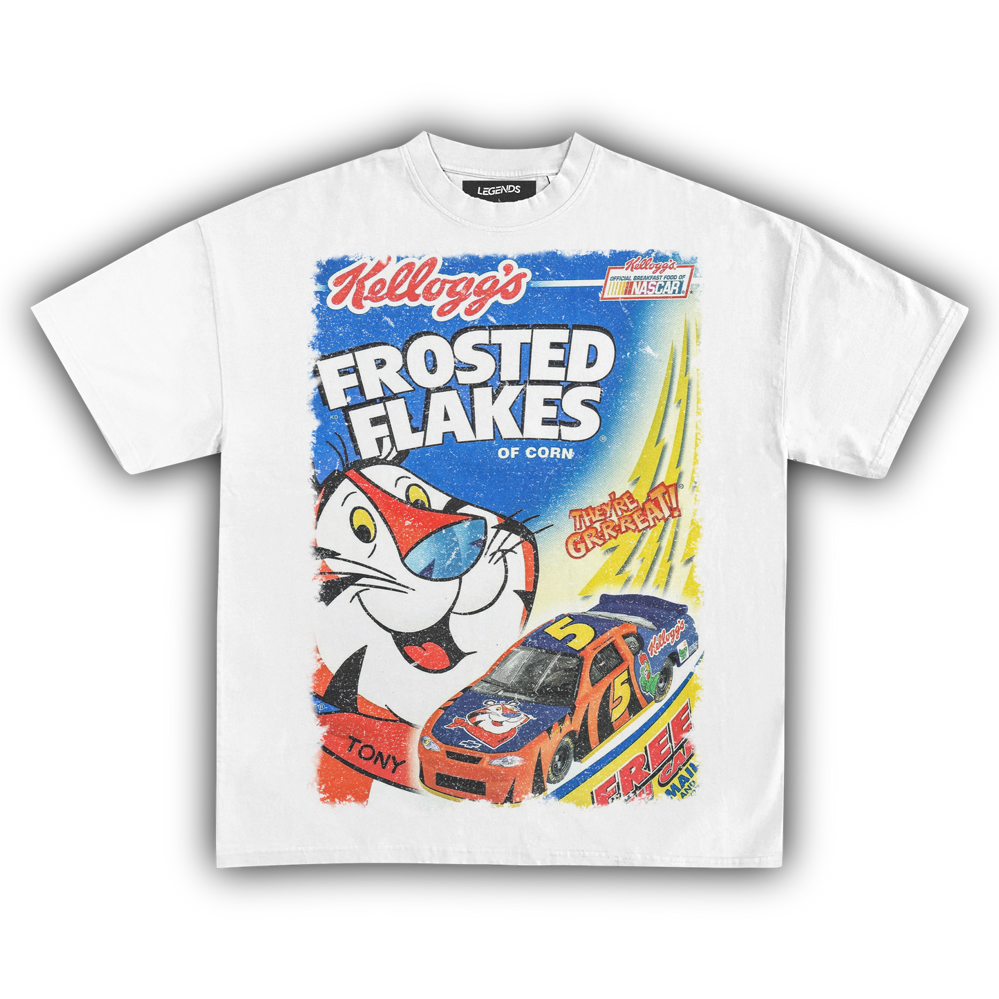 FROSTED FLAKES TONY THE TIGER NASCAR TEE