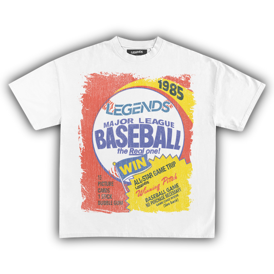 LEGENDS BASEBALL TRADING CARD TEE (Version 002)