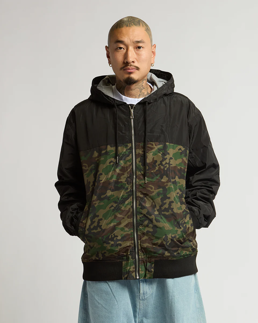 WINDBREAKER JACKET (Camo x Black)