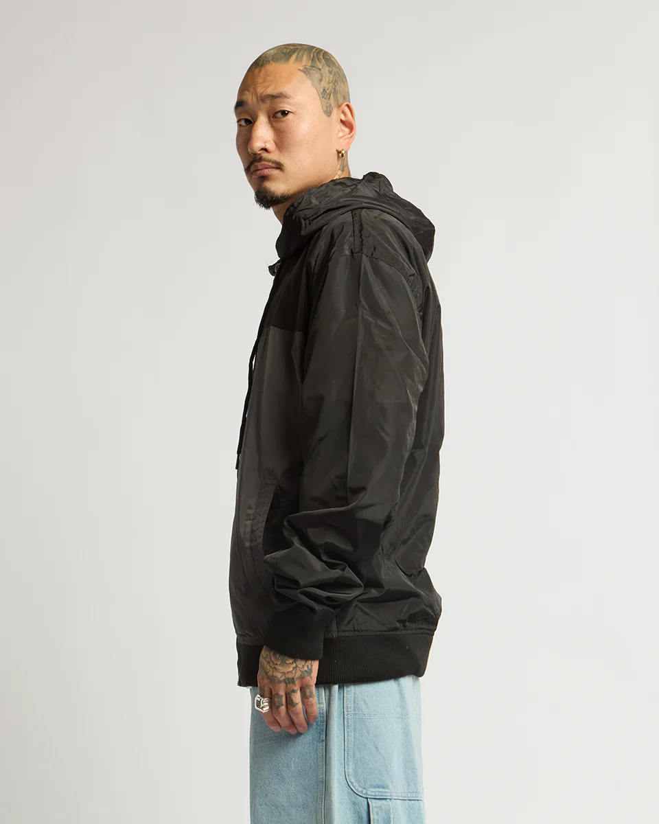 WINDBREAKER JACKET (Grey x Black)