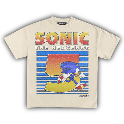 SONIC THE HEDGEHOG 5 VINTAGE TEE