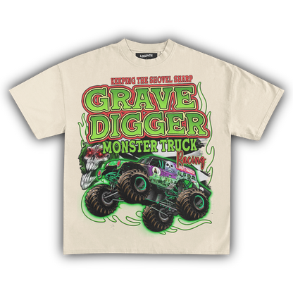 GRAVE DIGGER MONSTER JAM VINTAGE TEE