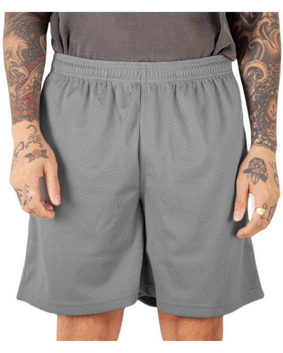 MESH TRACK SHORTS - SMOKE GREY