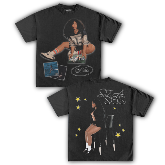 SZA SOS TEE (Double Sided)