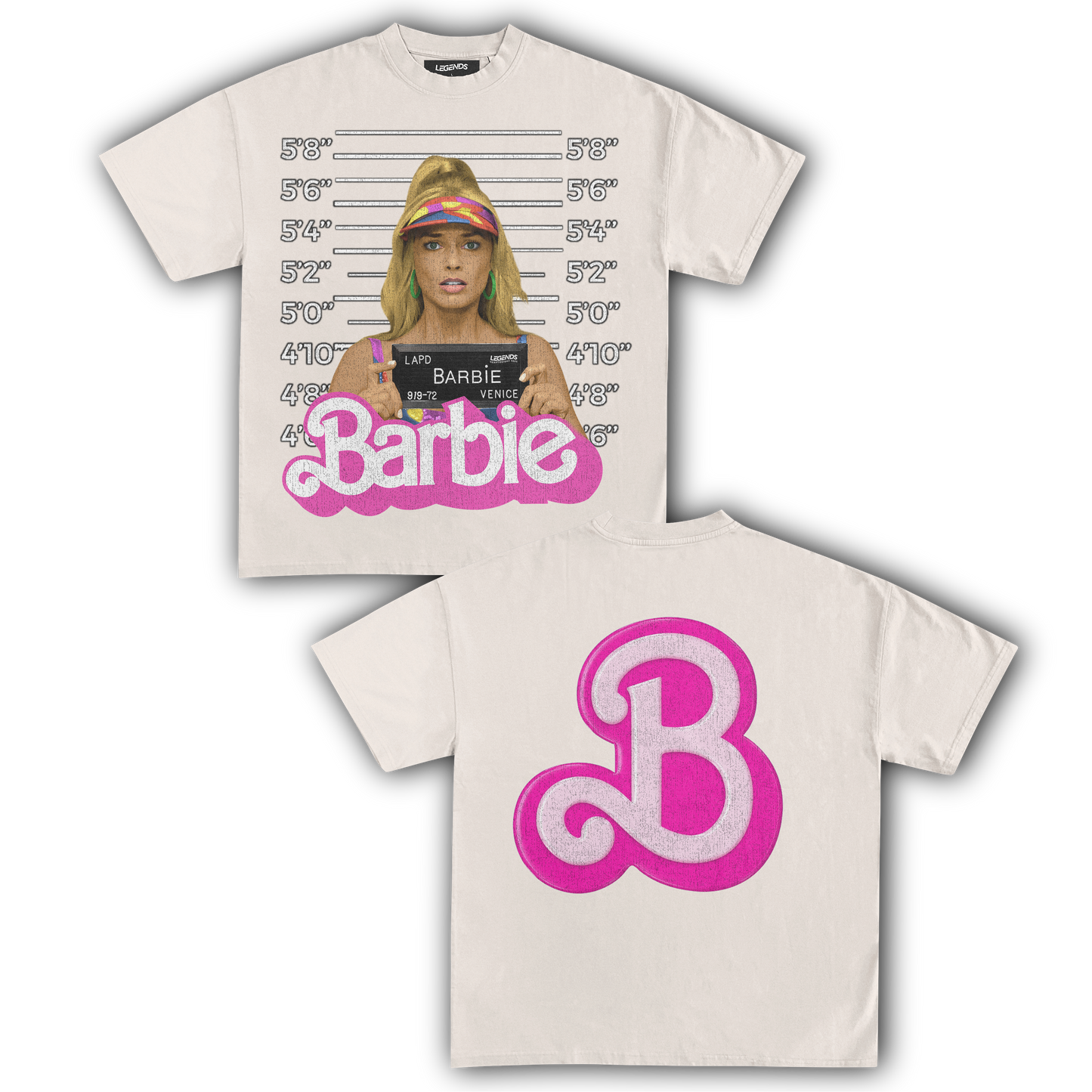 BARBIE MUGSHOT VINTAGE TEE