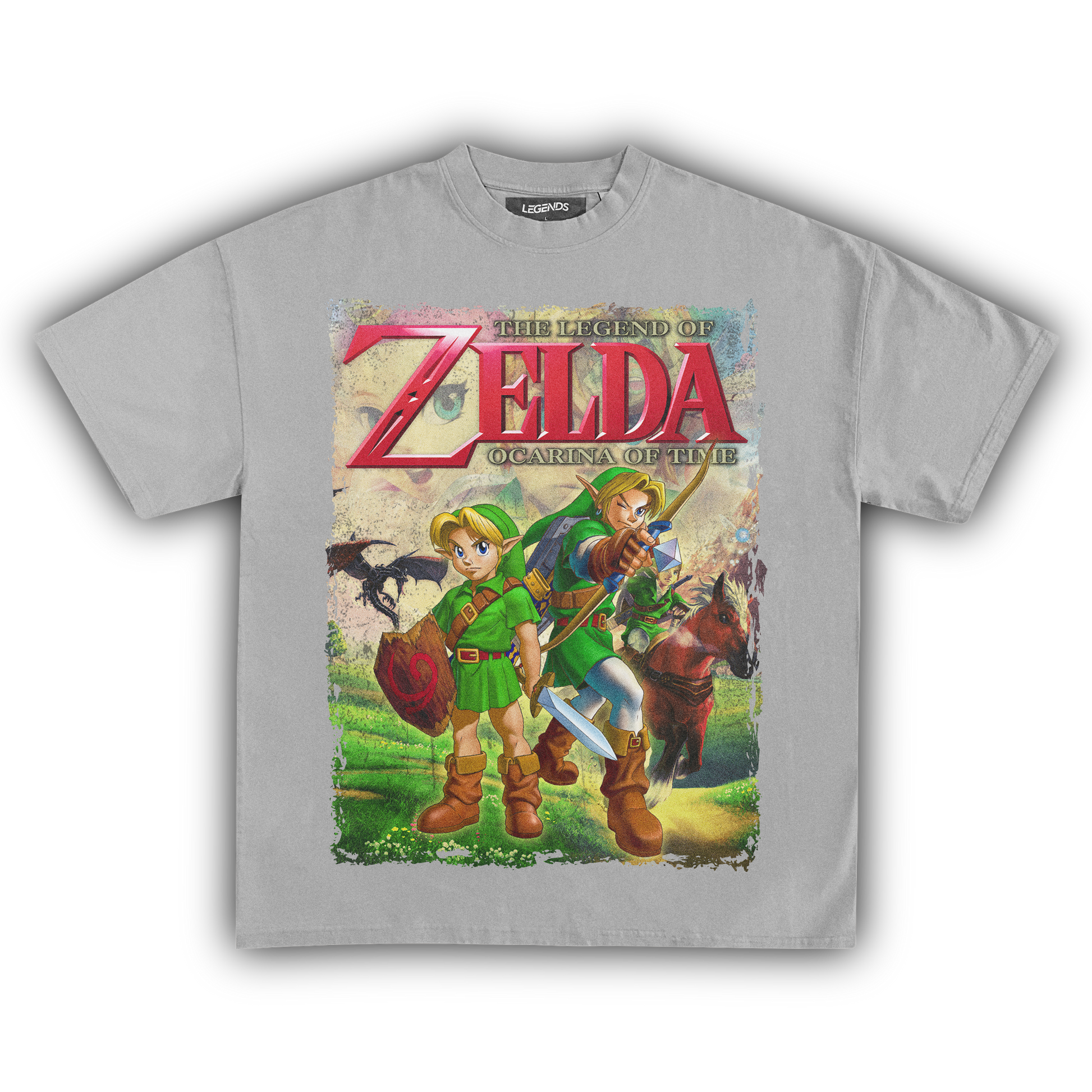 Legends of Zelda » Ocarina of Time Tee » Vintage Heavyweight T Legends of Zelda » Ocarina of Time Tee » Vintage Heavyweight T