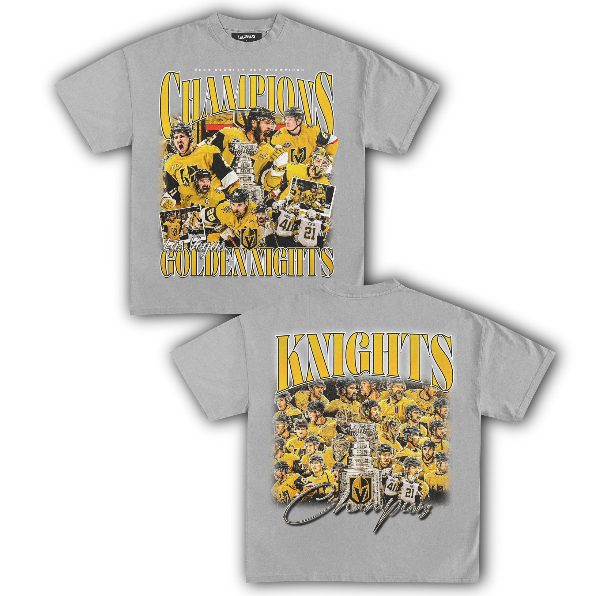 GOLDEN KNIGHTS CHAMPIONS TEE (Double Sided)