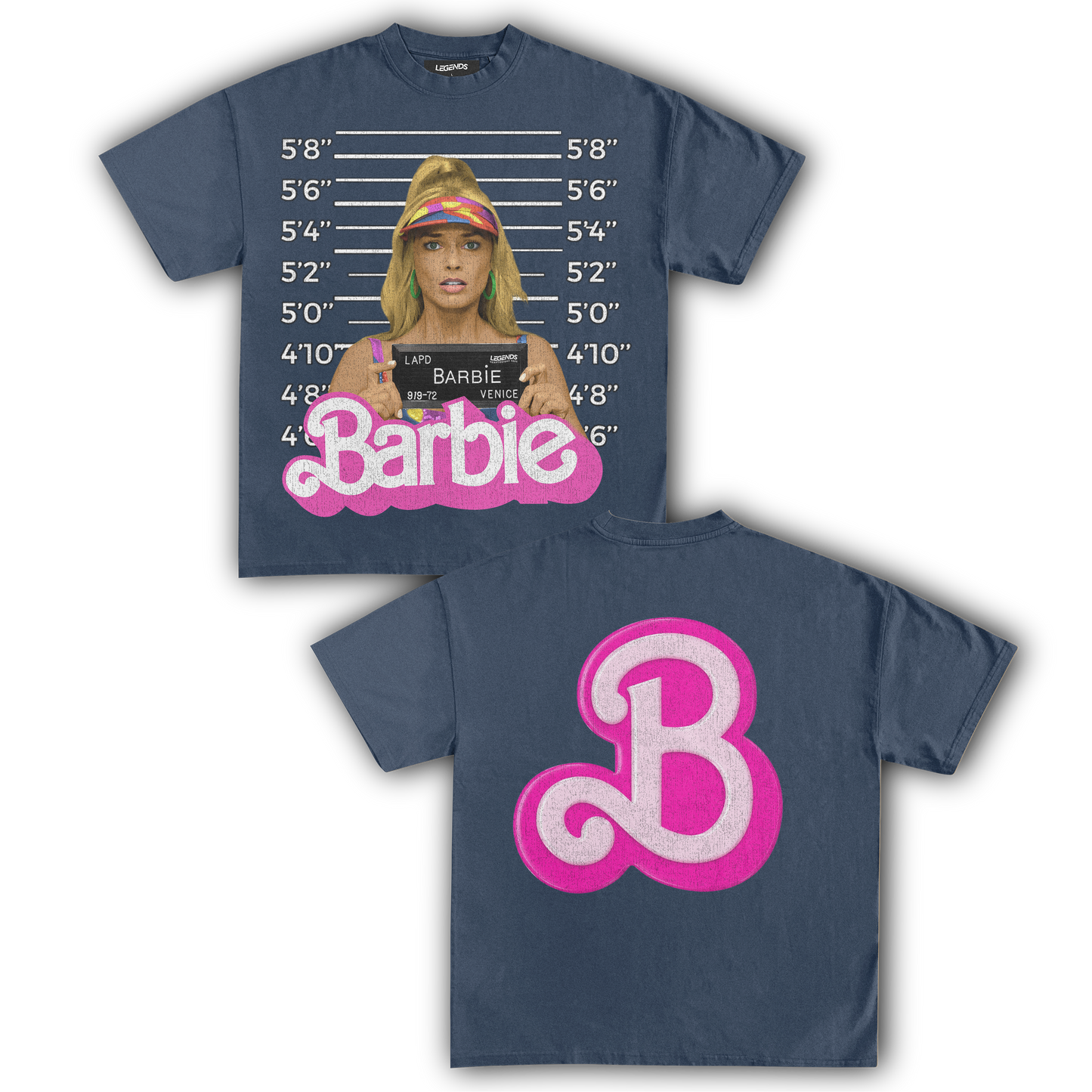 BARBIE MUGSHOT VINTAGE TEE