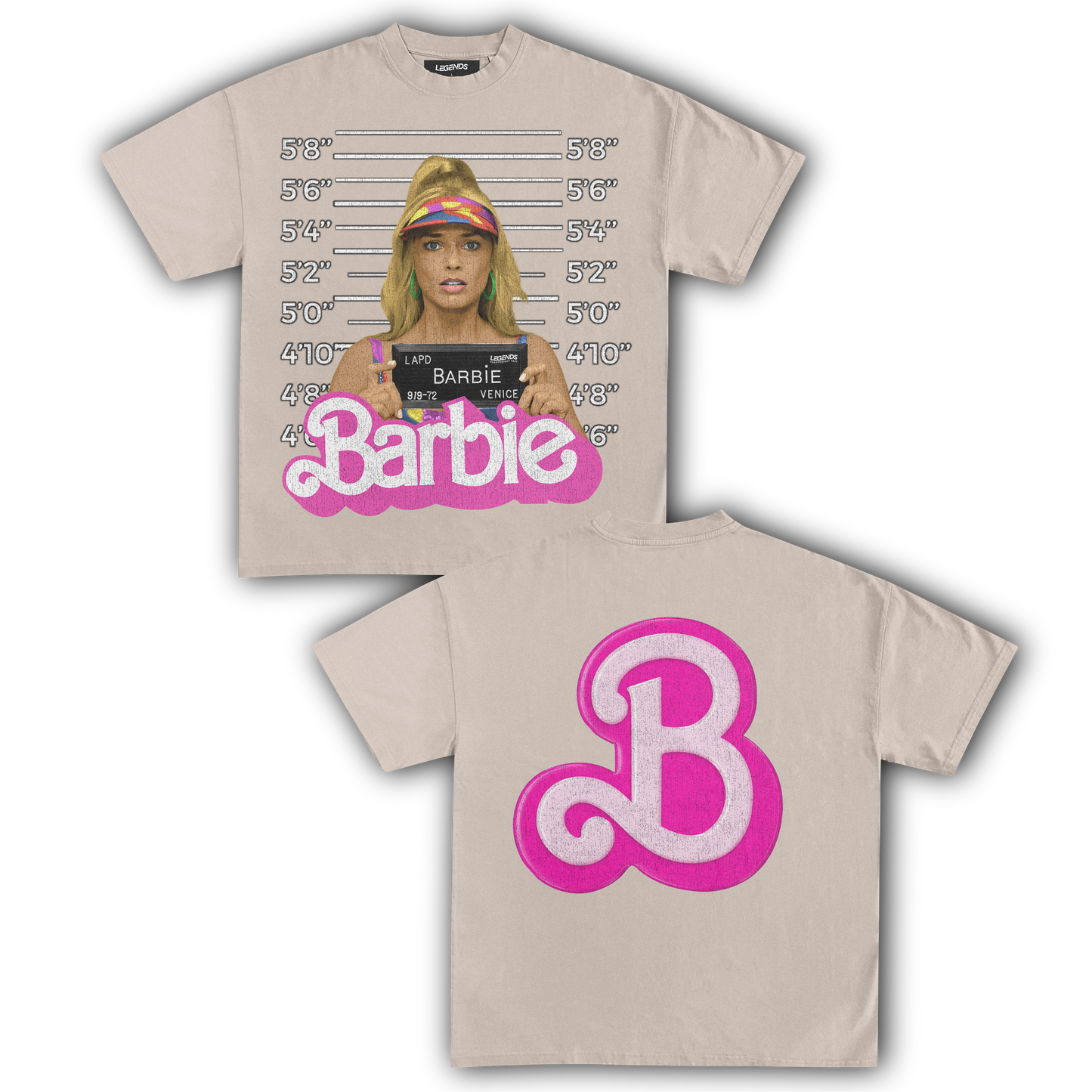 BARBIE MUGSHOT VINTAGE TEE