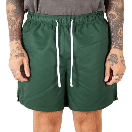 ATHLETIC SHORTS - MOSS GREEN