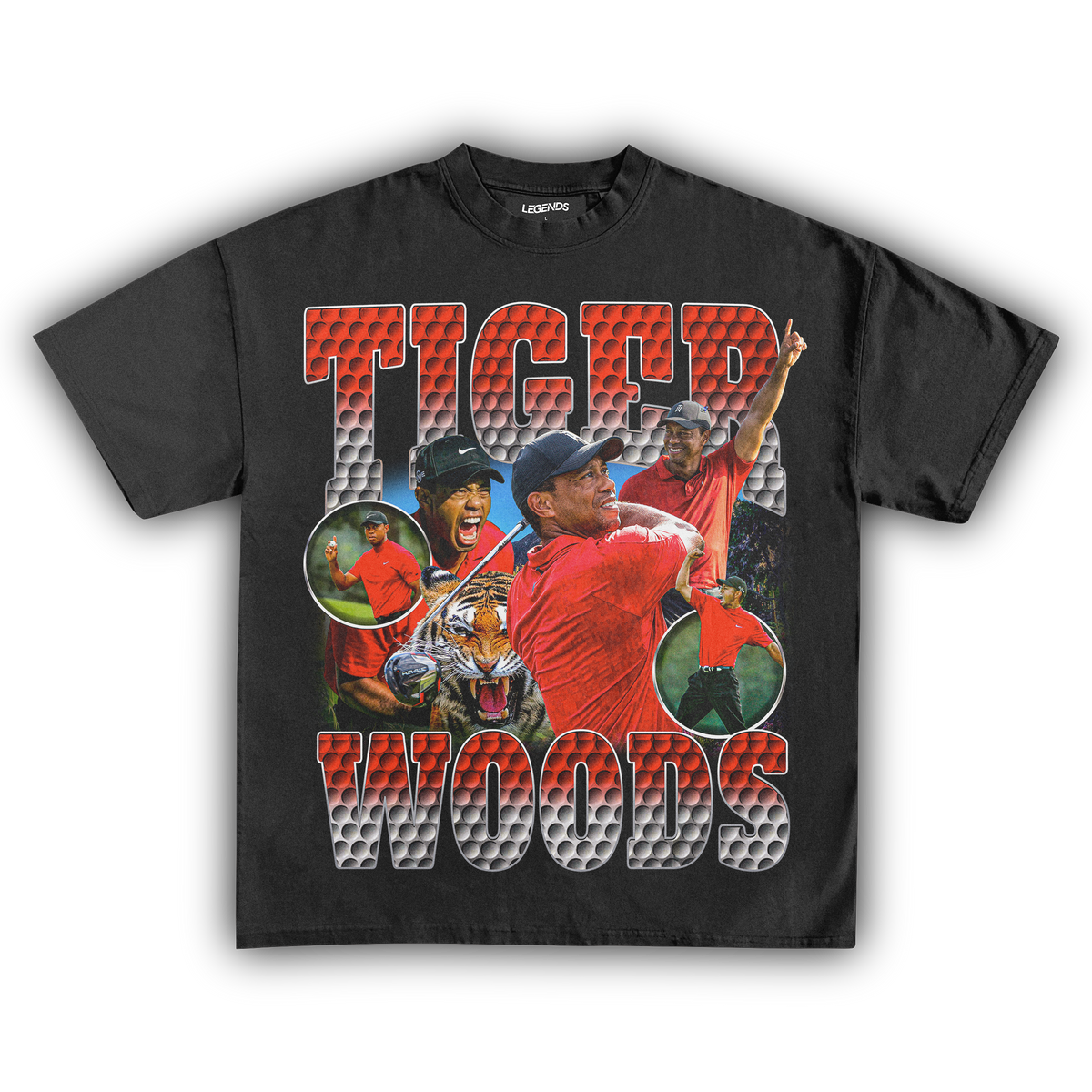 Tiger Woods Tee » Vintage Heavyweight T-Shirt – Legends 