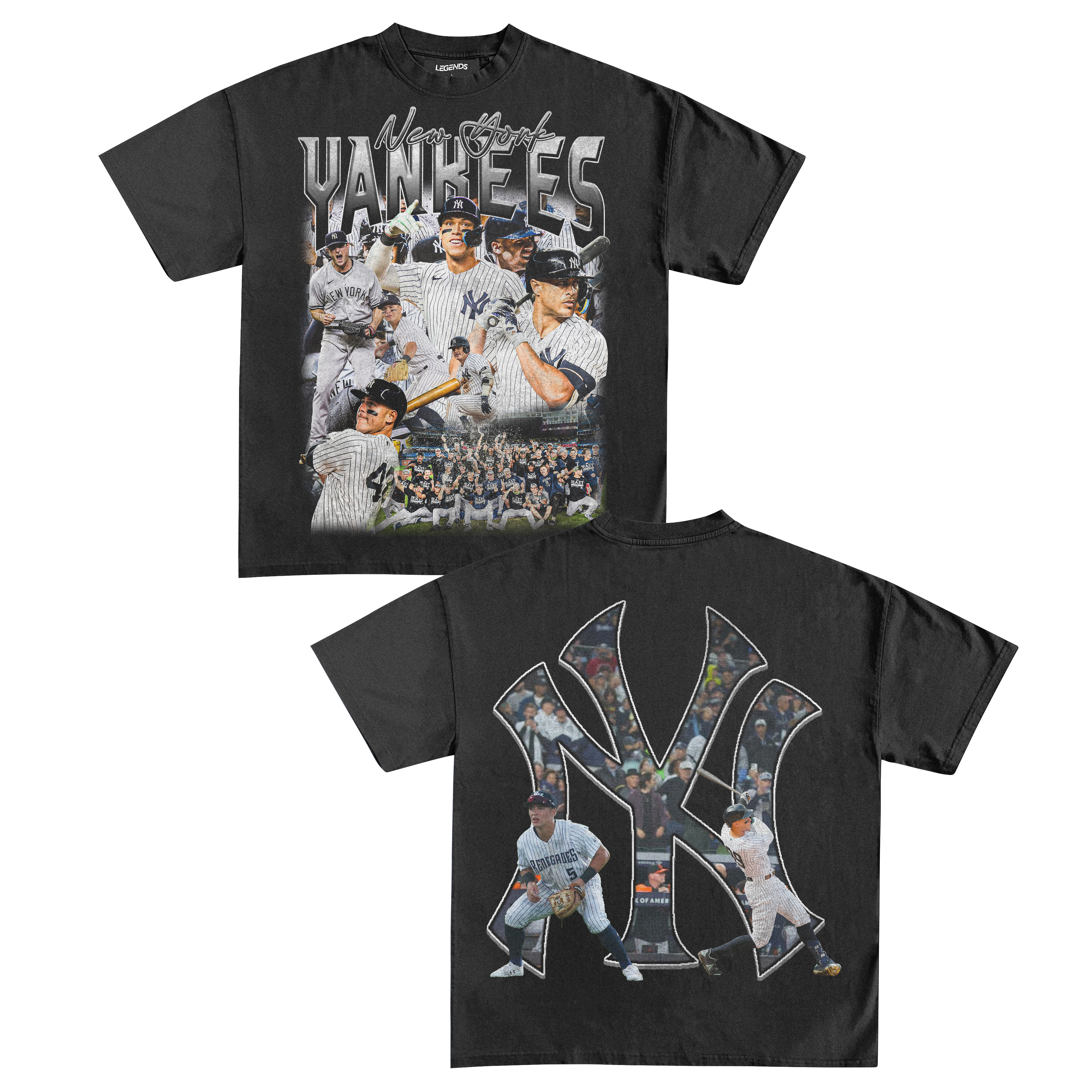 Special Vintage New York Yankees Tシャツ 4面
