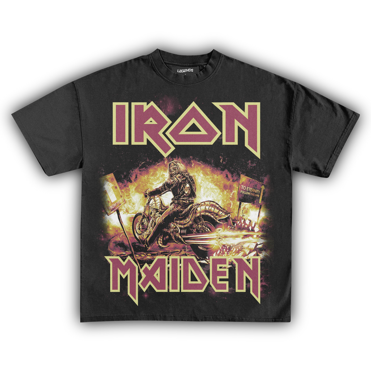 Iron Maiden Tee » Rock Band Collection » Vintage Heavyweight T