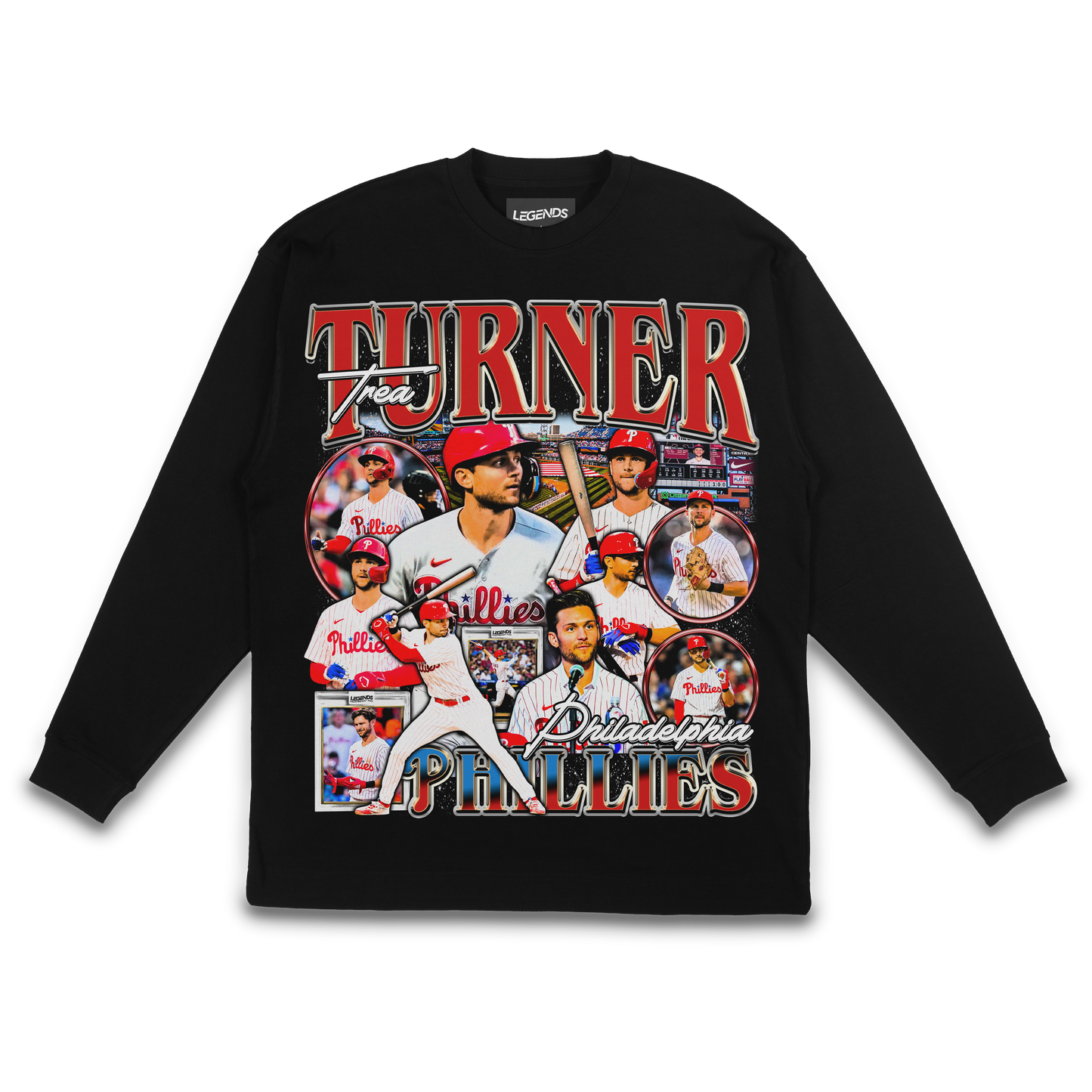 TREA TURNER PHILLIES LONG SLEEVE TEE