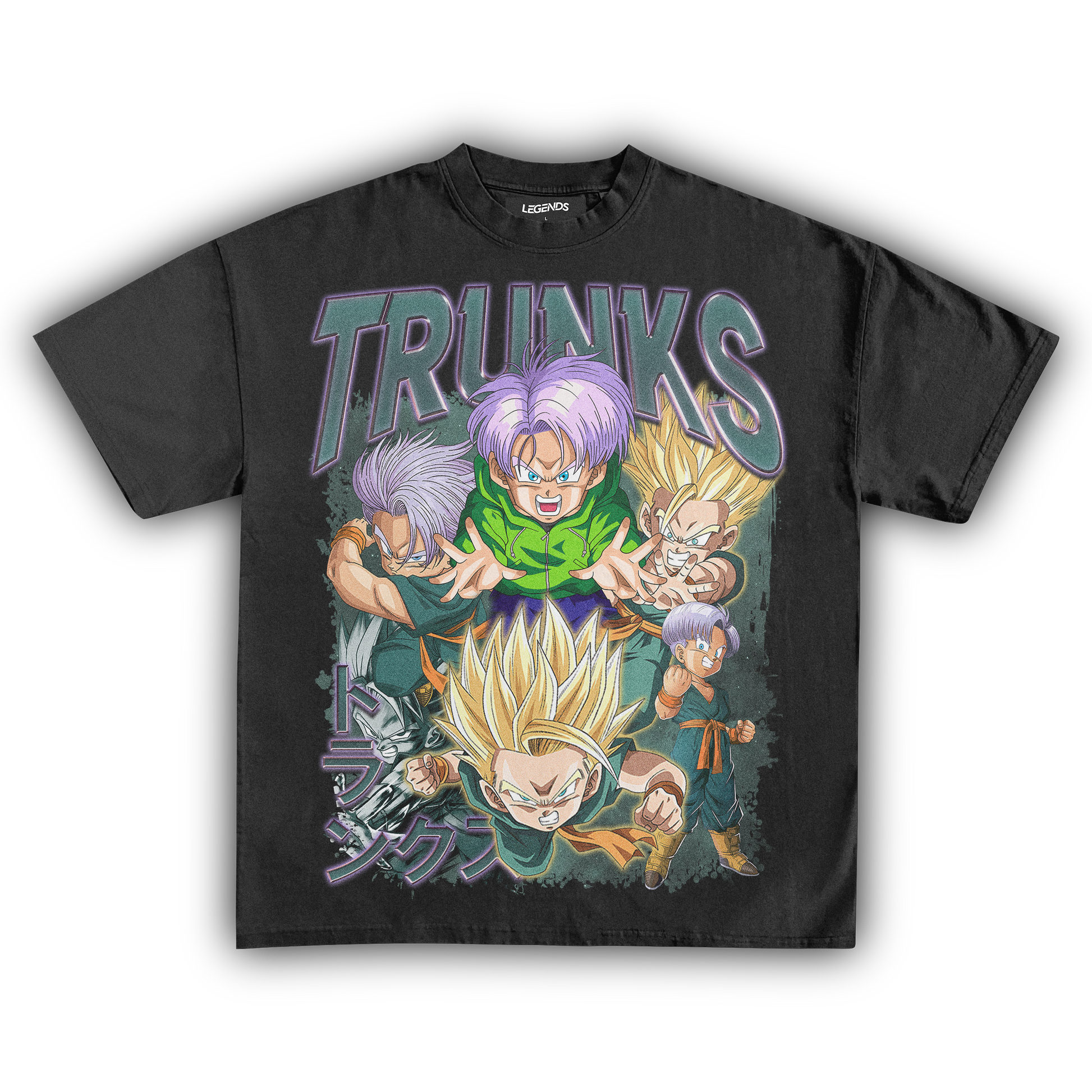 Shirt Oversize Tee Shirt Homme Dragon Ball YOUNG TRUNKS DRAGON