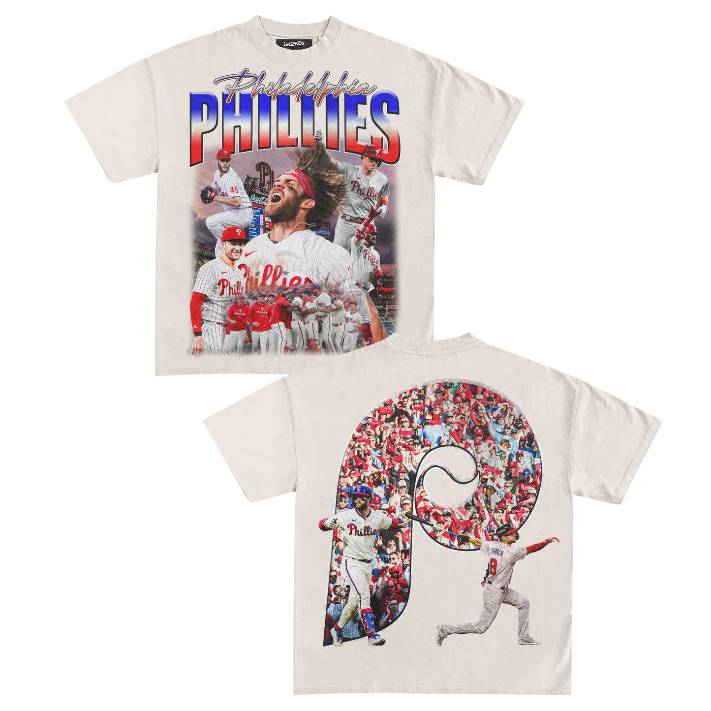 Philadelphia Phillies Tee Baseball Vintage Heavyweight T Shirt Legends Heavyweight Tees