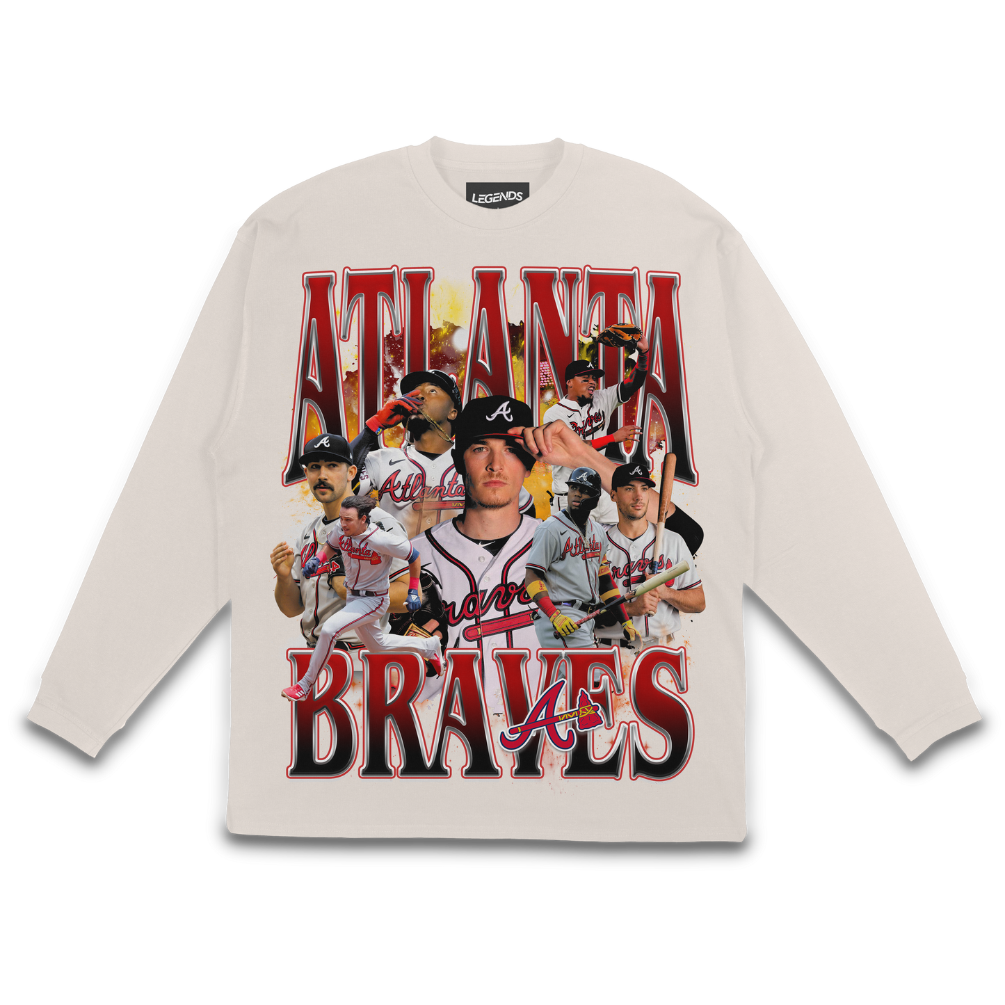 ATLANTA BRAVES LONG SLEEVE TEE